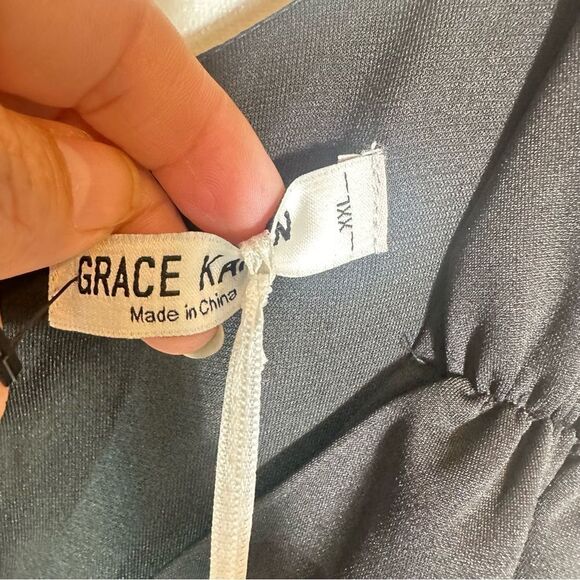 Grace Karin Black Mini Dress - Picture 2 of 7